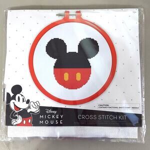 Disney Mickey Mouse Cross Stitch Kit NEW